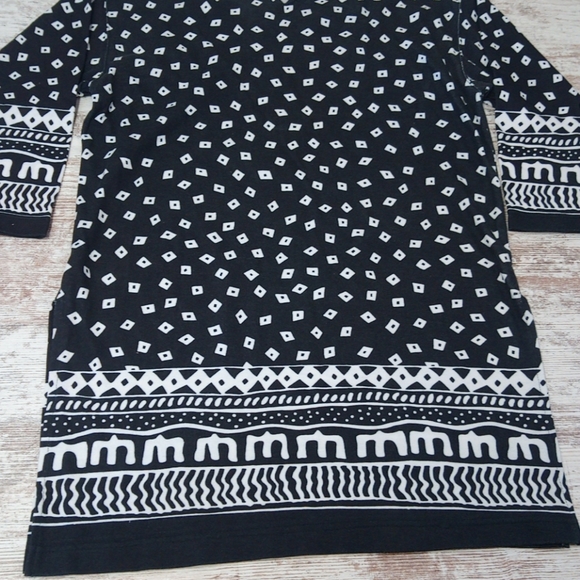 Vintage Boho Patterned Tunic Blouse Top - Picture 7 of 10